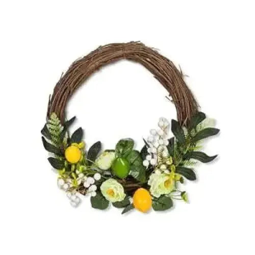 Small Lemon & Flower Wreath | Treasures of my HeART