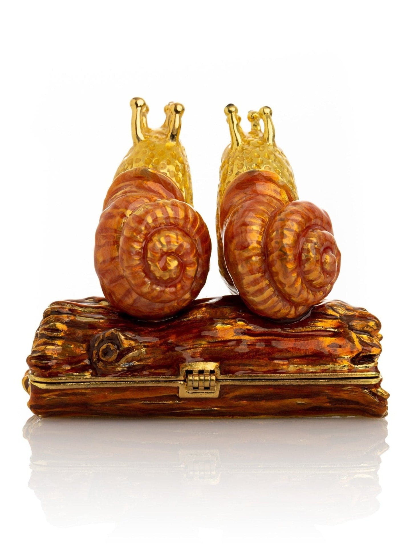 Snails Sitting on a Log - Treasures of my HeART