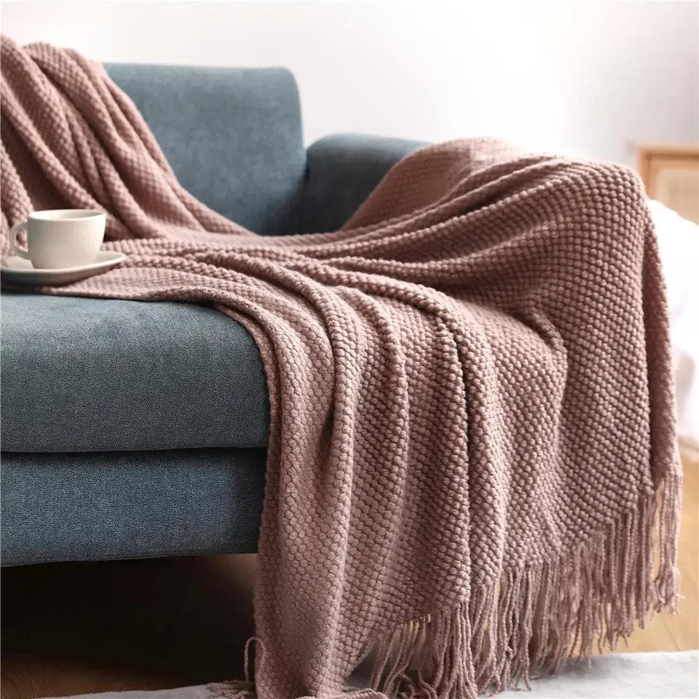 Sofa Blankets, Blankets, Blankets, Pineapple Grid Knitted Blankets | Treasures of my HeART