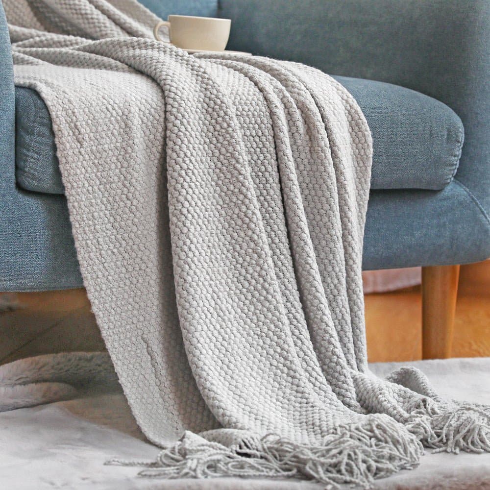 Sofa Blankets, Blankets, Blankets, Pineapple Grid Knitted Blankets - Treasures of my HeART