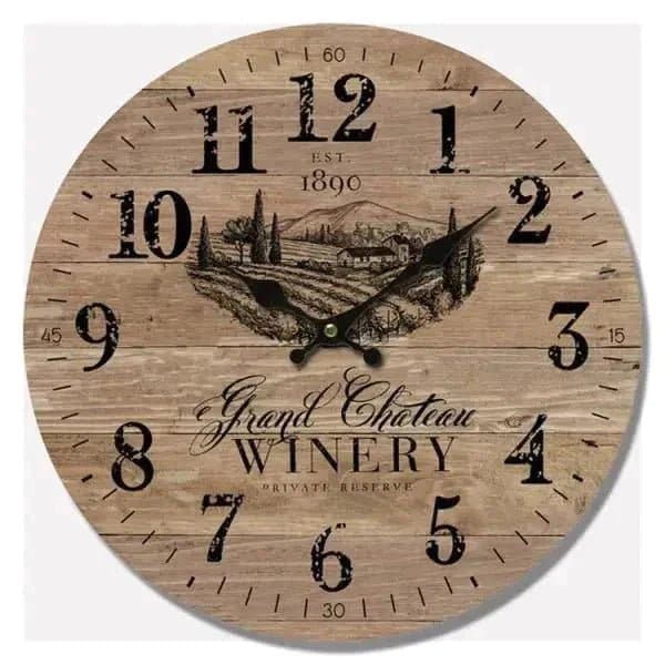 Winery Wall Clock | Treasures of my HeART