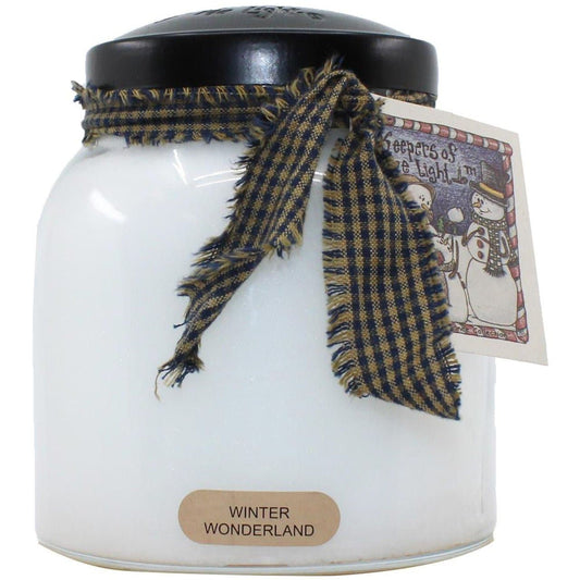 Winter Wonderland- 34 Oz, Double Wick, Papa Jar | Treasures of my HeART