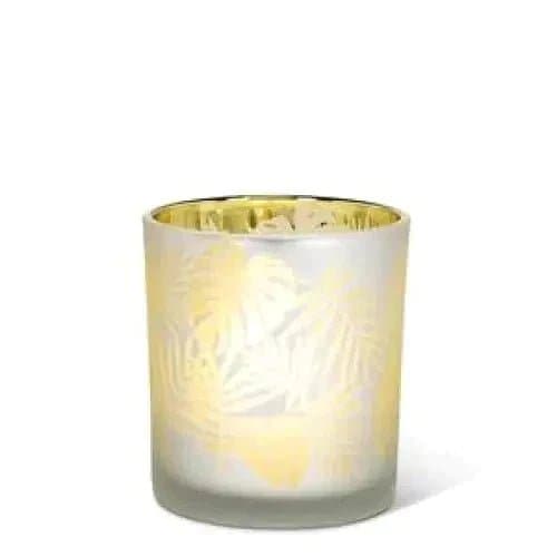 Yellow Frosted Leaf Tealight Holder | Treasures of my HeART